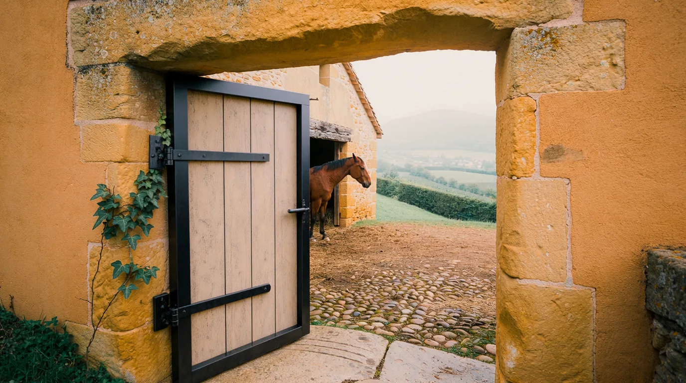 Entrée, Les Écuries du Domaine de Chaboud, centre équestre à Cellieu