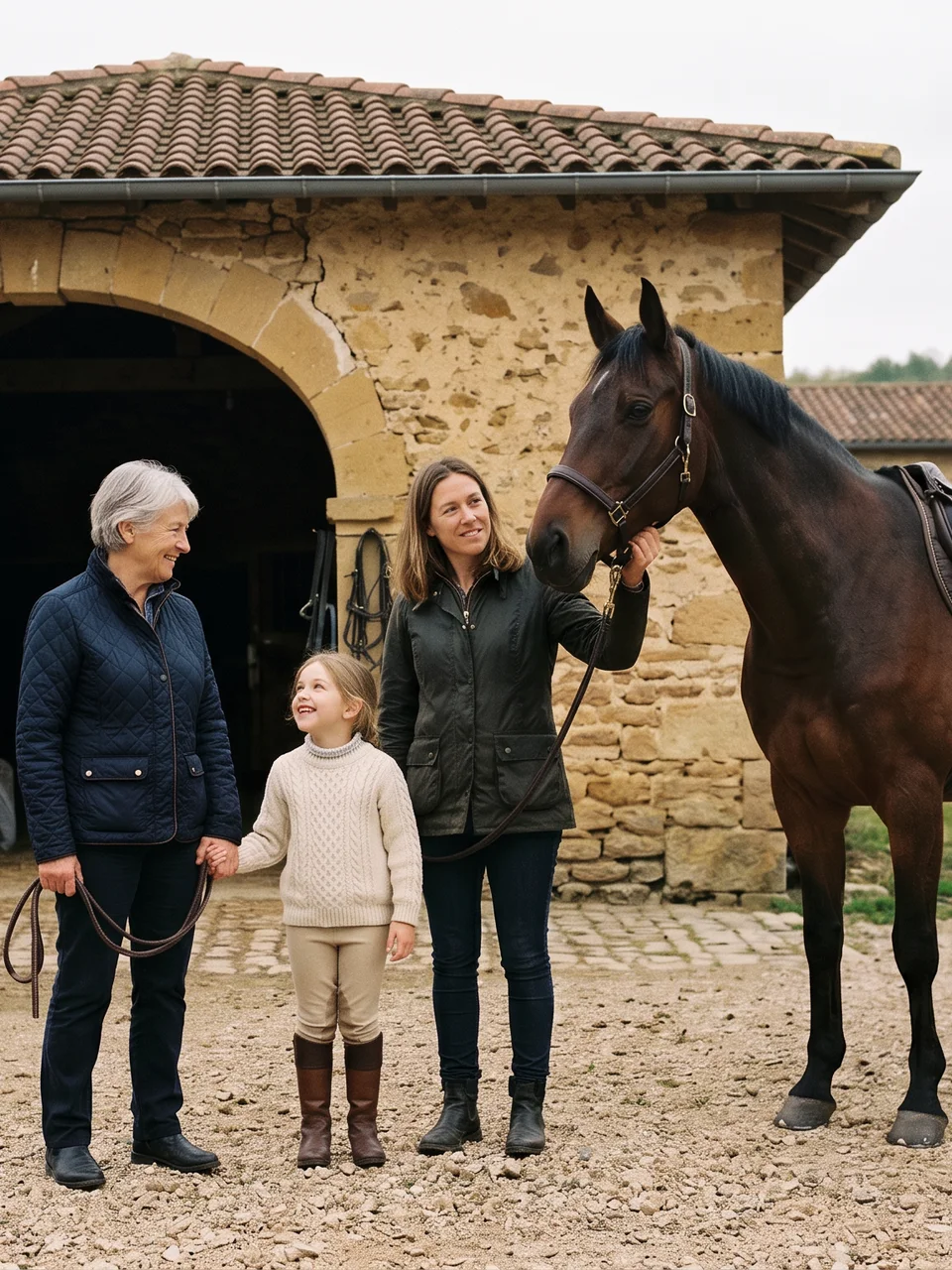 L'équipe, Les Écuries du Domaine de Chaboud, centre équestre à Cellieu